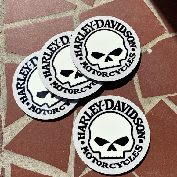 Harley-Davidson Other - Harley-Davidson Inspired Skull Sublimated Coasters